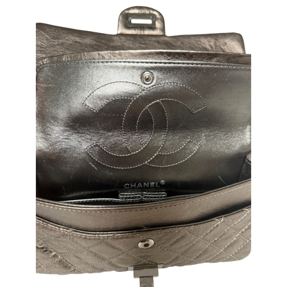 Chanel 2.55 Reissue 224 Classic Double Flap Bag Metallic Bronze / sehr gut Chanel