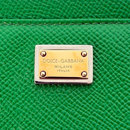Dolce & Gabbana Geldbörse Grün / neuwertig Dolce & Gabbana