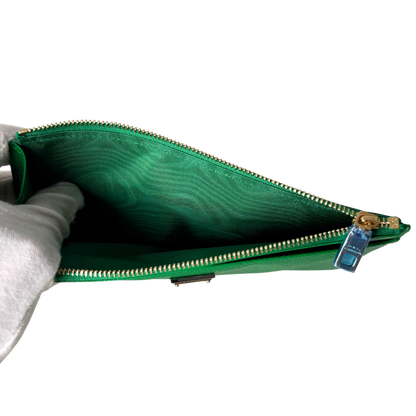 Dolce & Gabbana Geldbörse Grün / neuwertig Dolce & Gabbana