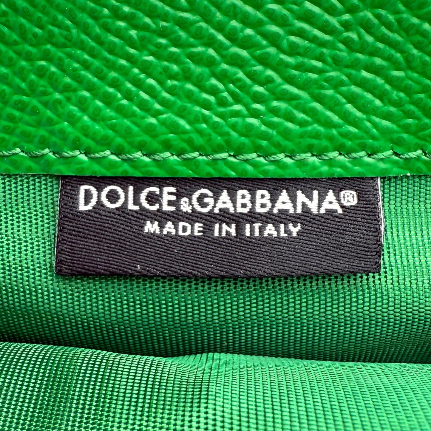 Dolce & Gabbana Geldbörse Grün / neuwertig Dolce & Gabbana