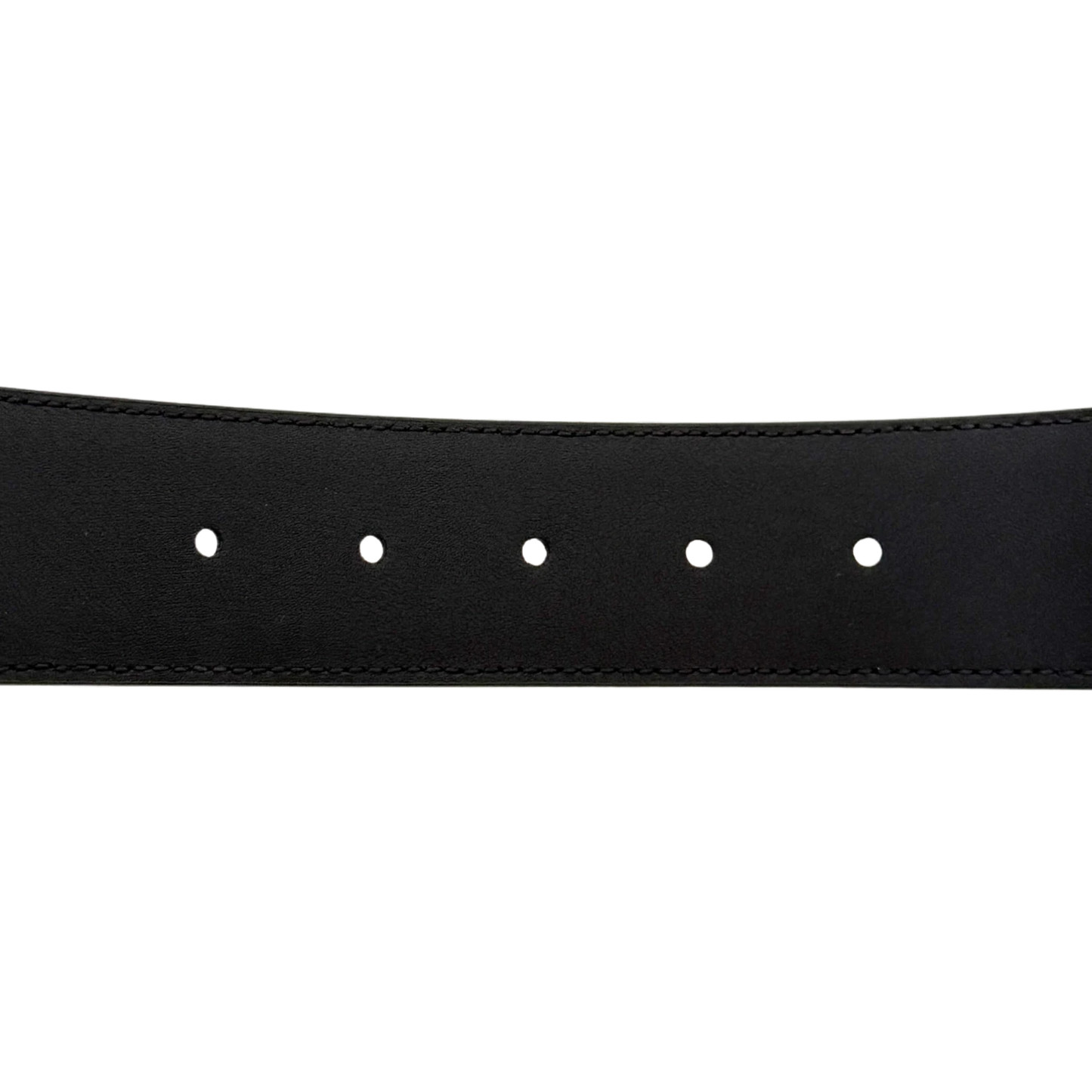 Gucci Polished D-Ring Ledergürtel Schwarz / neuwertig Gucci