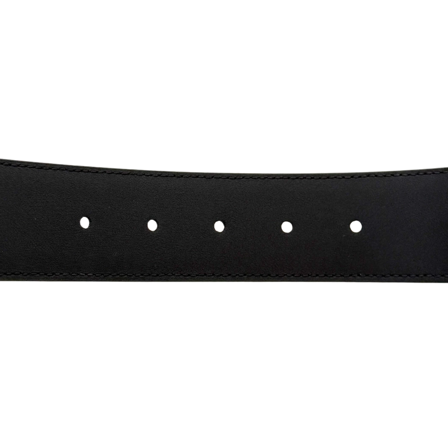 Gucci Polished D-Ring Ledergürtel Schwarz / neuwertig Gucci