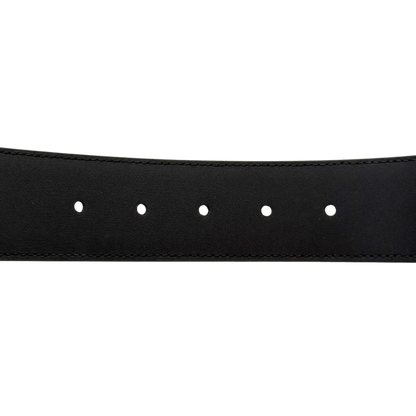 Gucci Polished D-Ring Ledergürtel Schwarz / neuwertig Gucci