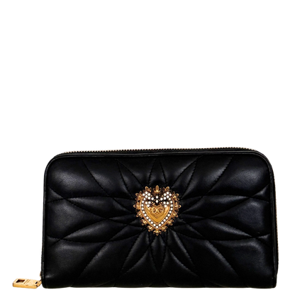 Dolce & Gabbana Devotion Geldbörse Schwarz / sehr gut