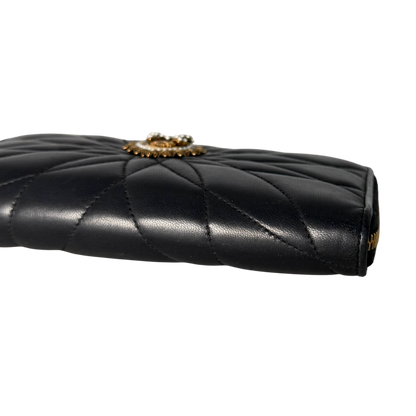 Dolce & Gabbana Devotion Geldbörse Schwarz / sehr gut