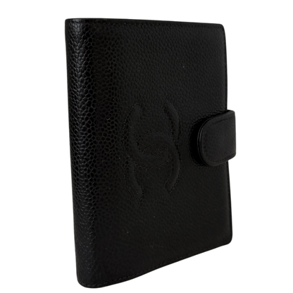 Chanel Timeless CC French Wallet Kaviar Leder schwarz  / sehr gut Chanel