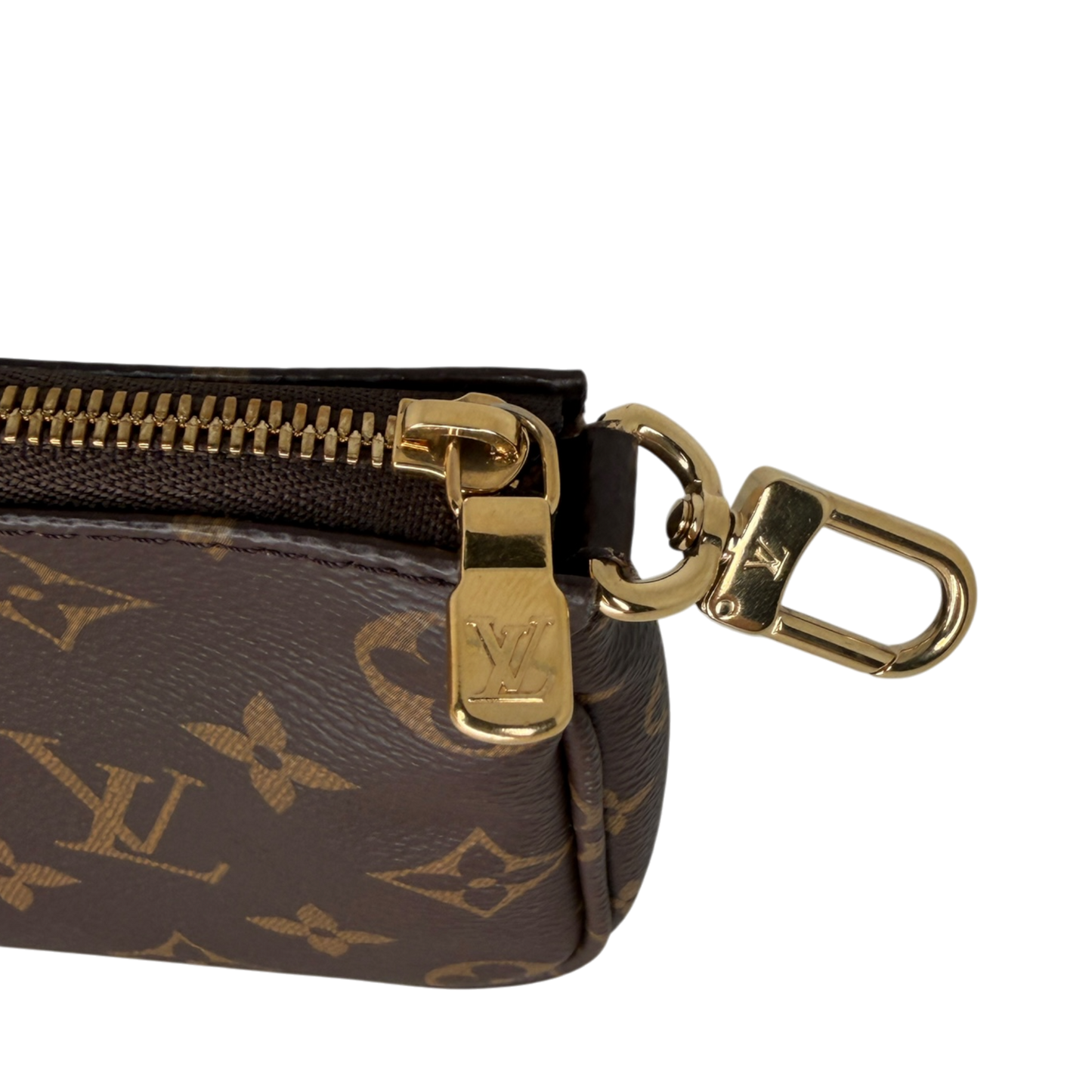 Louis Vuitton Multi Pochette Accessoires Monogram Khaki Fullset / sehr gut Louis Vuitton