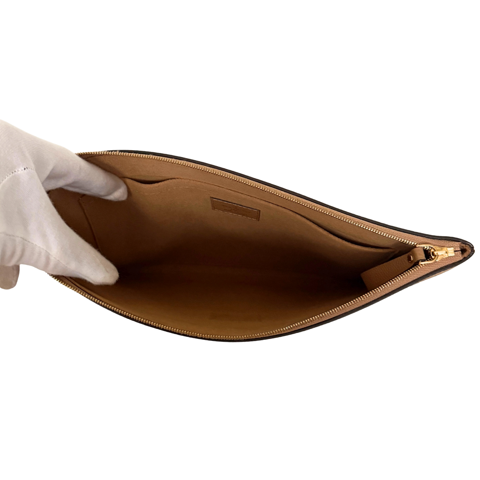 Louis Vuitton Daily Pouch Sesame Monogram Canvas Braun / neuwertig Louis Vuitton