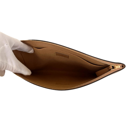 Louis Vuitton Daily Pouch Sesame Monogram Canvas Braun / neuwertig Louis Vuitton