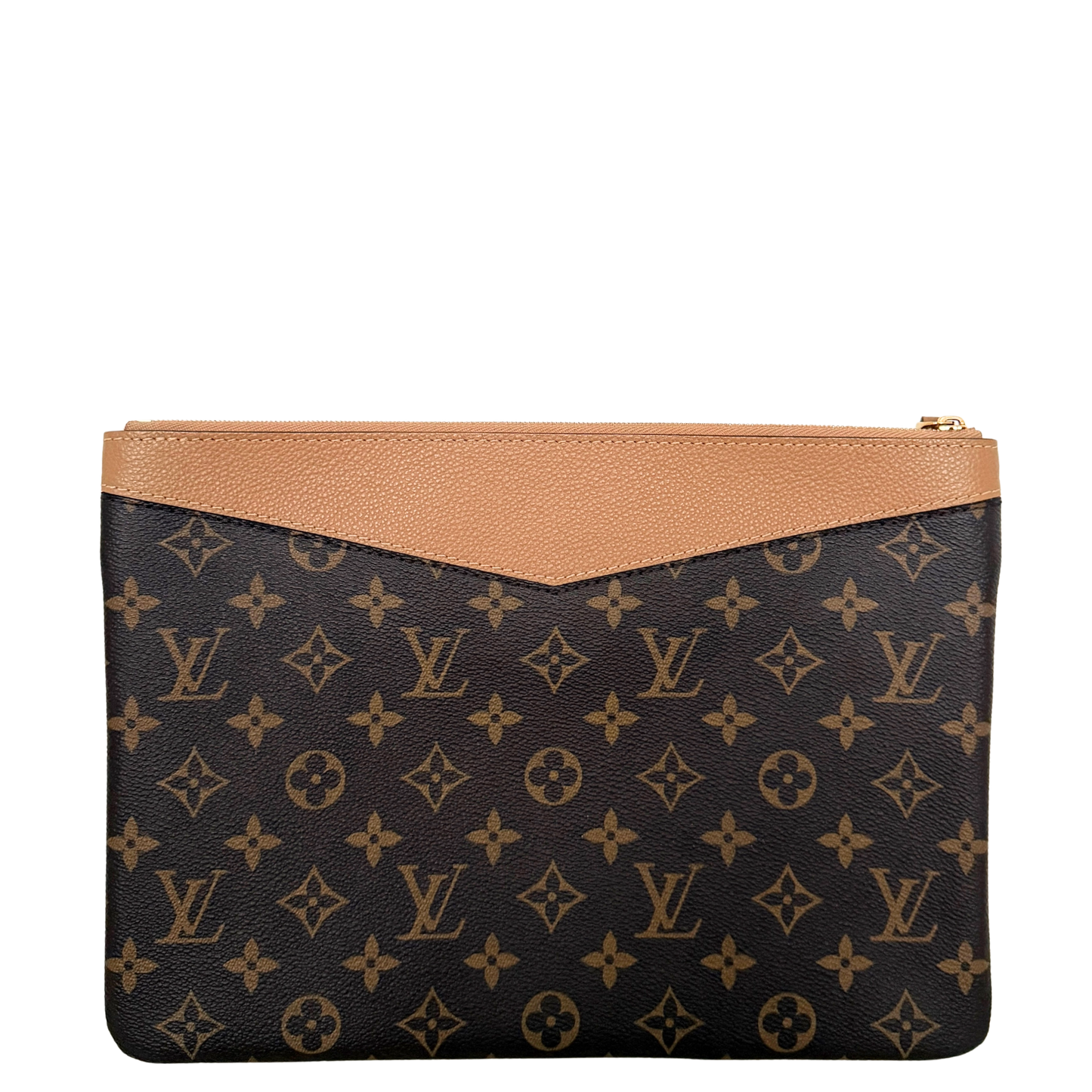Louis Vuitton Daily Pouch Sesame Monogram Canvas Braun / neuwertig Louis Vuitton