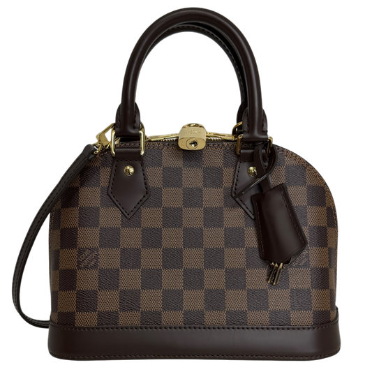 Louis Vuitton Alma BB Damier Ebene Fullset / neuwertig Louis Vuitton