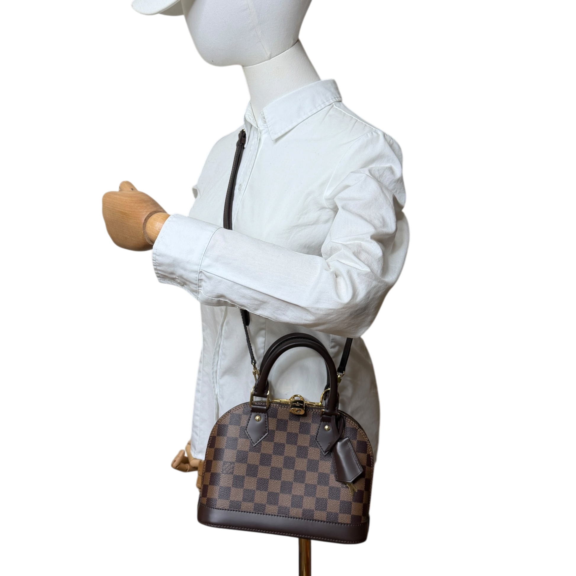 Louis Vuitton Alma BB Damier Ebene Fullset / neuwertig Louis Vuitton