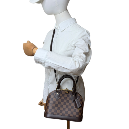 Louis Vuitton Alma BB Damier Ebene Fullset / neuwertig Louis Vuitton