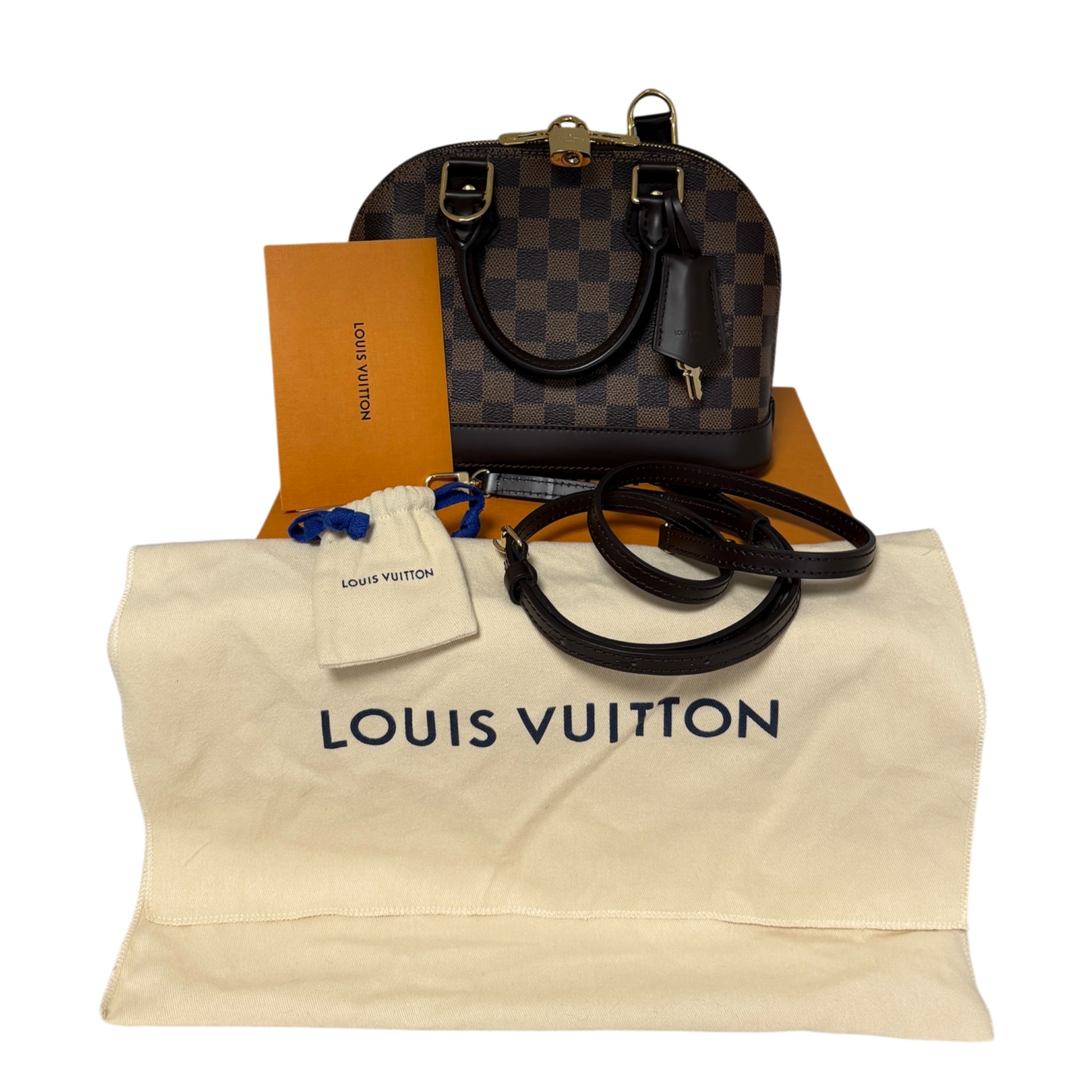 Louis Vuitton Alma BB Damier Ebene Fullset / neuwertig Louis Vuitton
