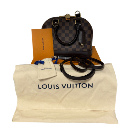Louis Vuitton Alma BB Damier Ebene Fullset / neuwertig Louis Vuitton