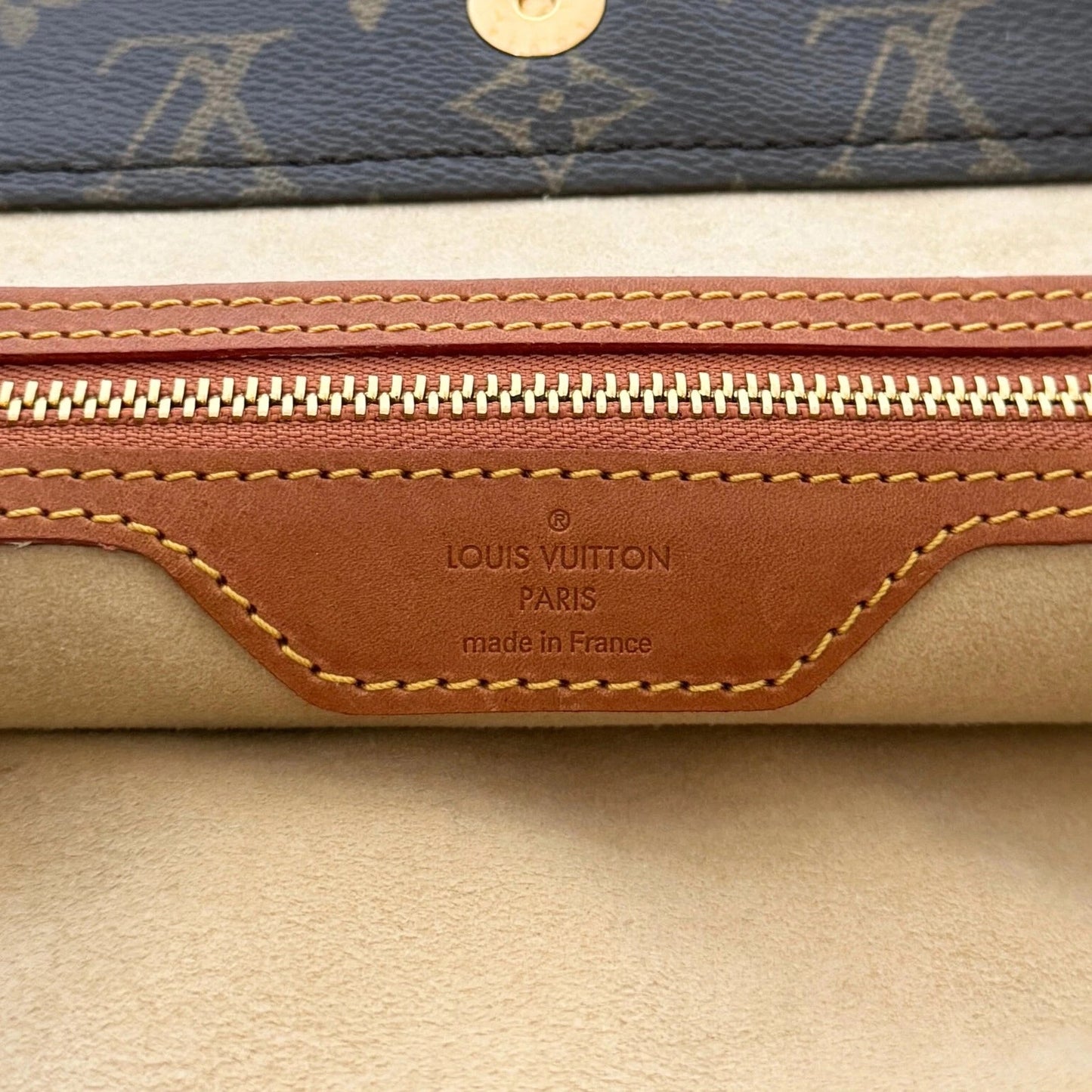 Louis Vuitton Limited Edition Monogram Dentelle Fersen Bag GM M95405 Braun / sehr gut Louis Vuitton