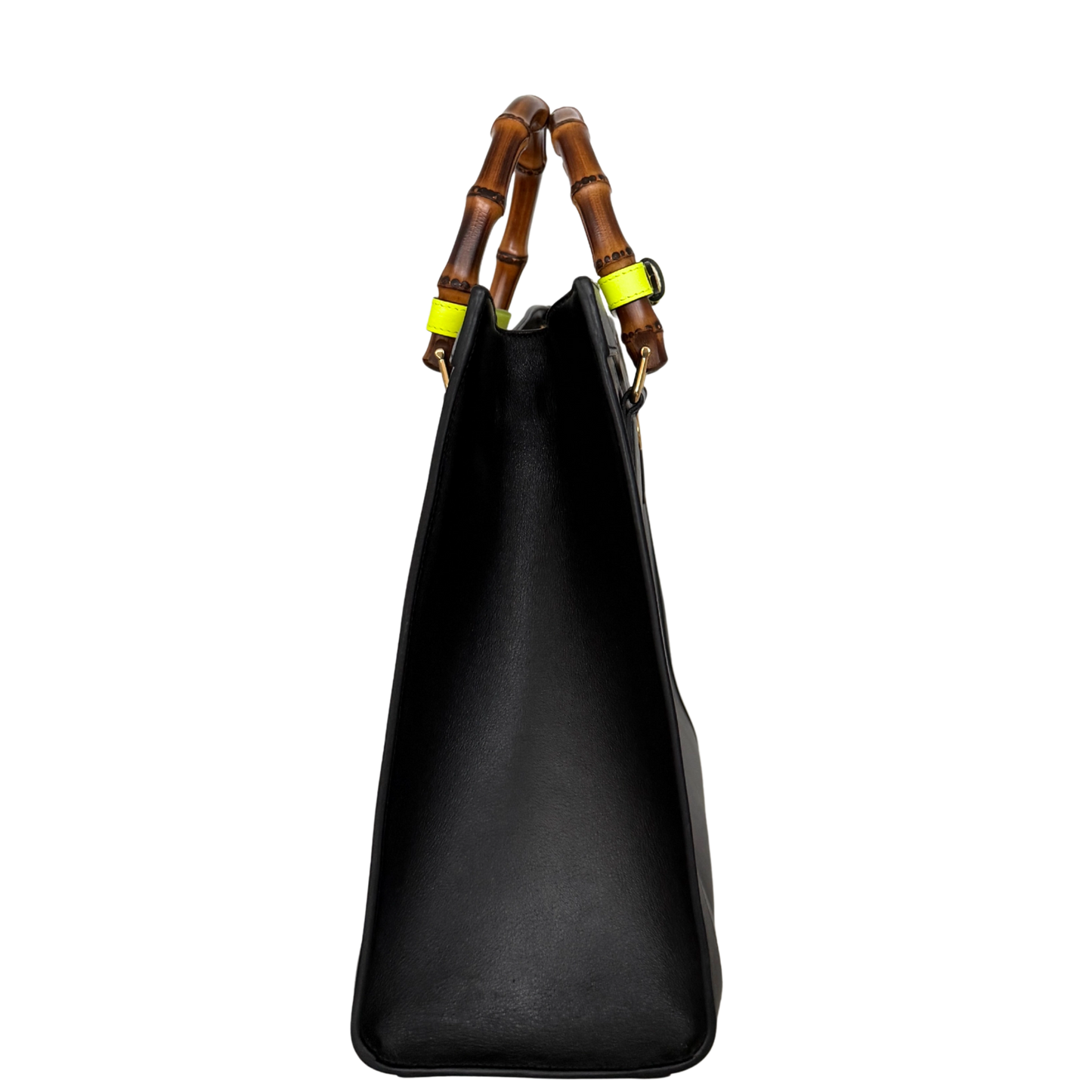 Gucci Großer Diana Bamboo Shopper Schwarz / sehr gut Gucci