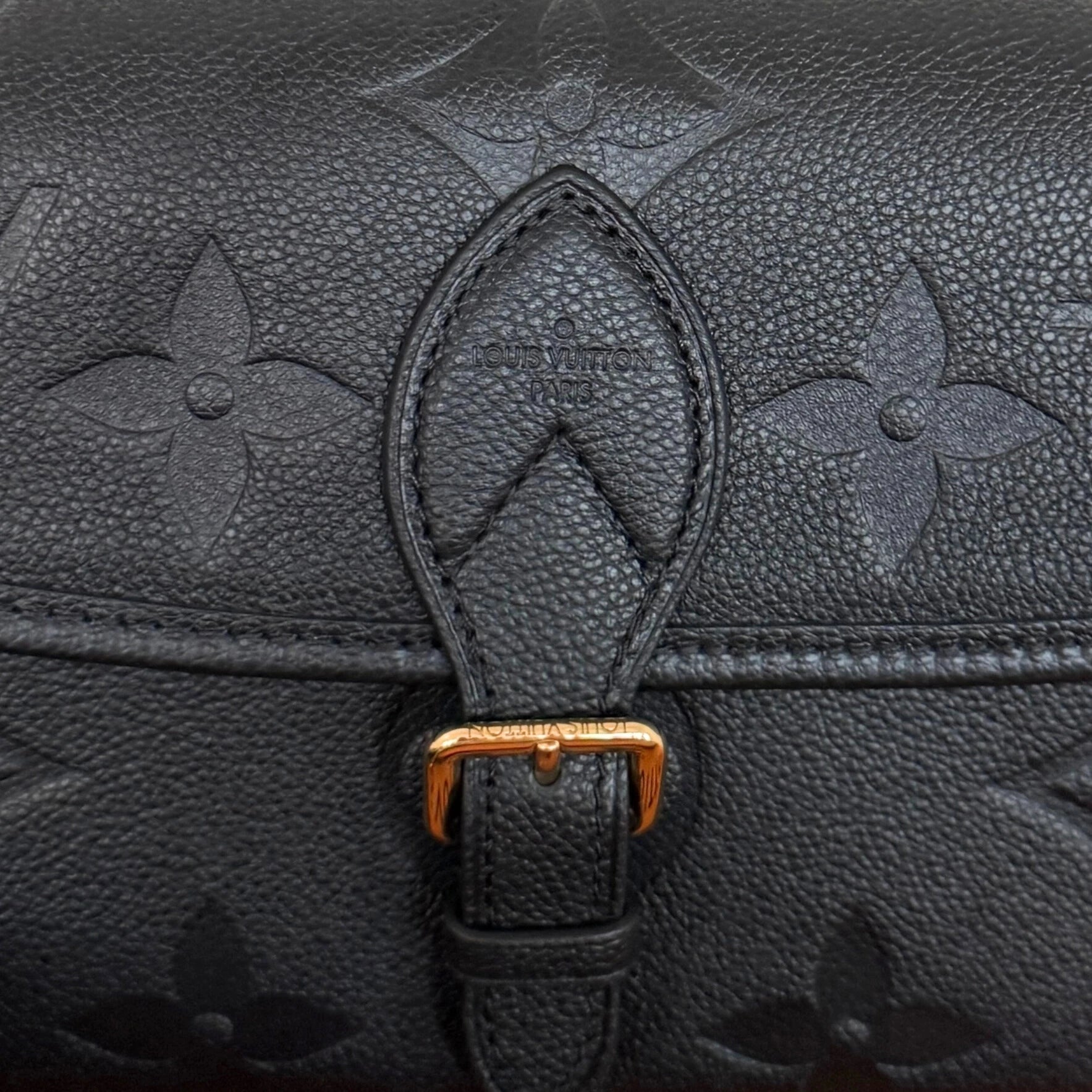 Louis Vuitton Diane Monogram Empreinte Leder Handtasche M46386 Schwarz Fullset / neuwertig Louis Vuitton