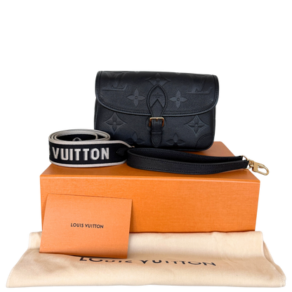Louis Vuitton Diane Monogram Empreinte Leder Handtasche M46386 Schwarz Fullset / neuwertig Louis Vuitton