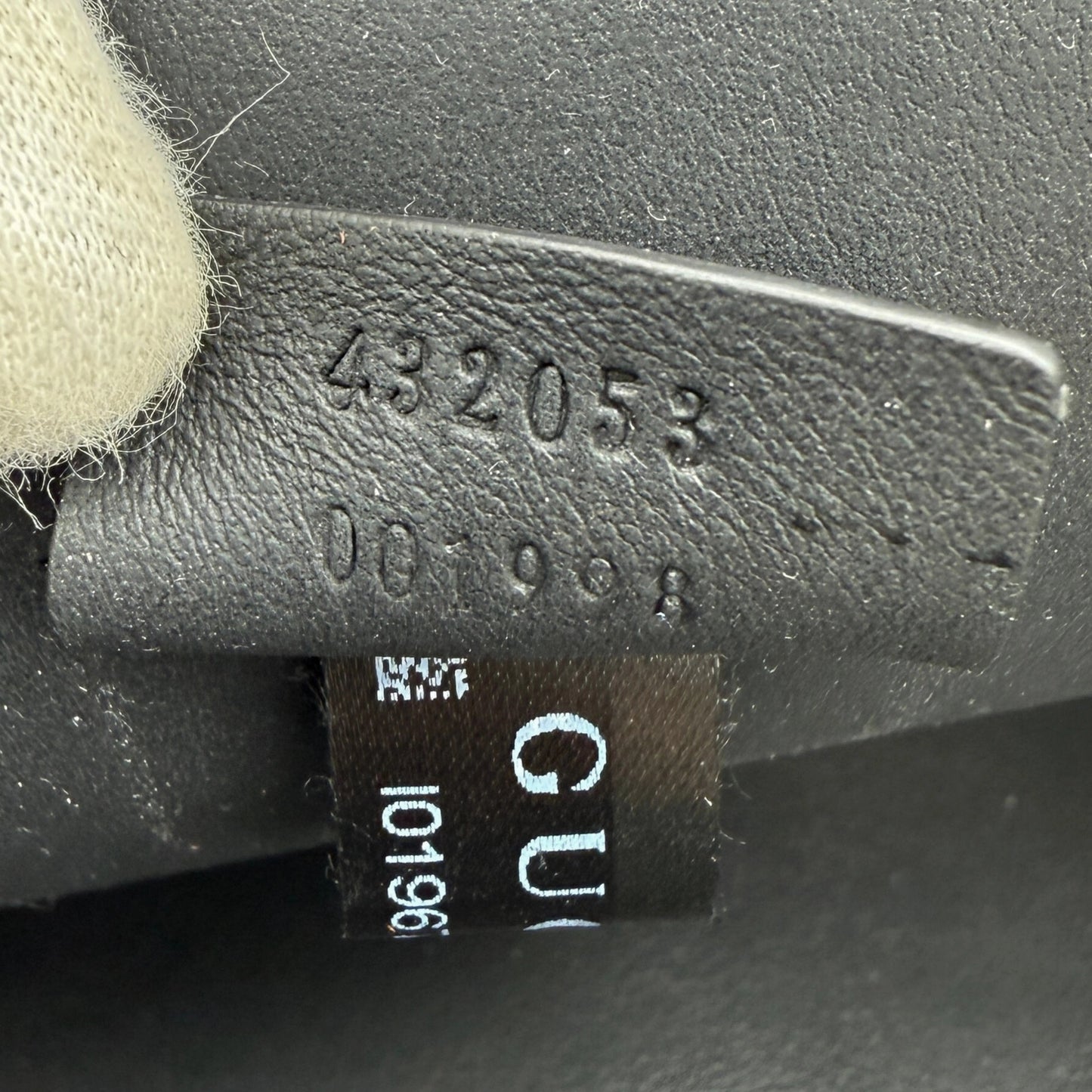 Gucci Dionysus Handtasche aus Veloursleder Schwarz / sehr gut