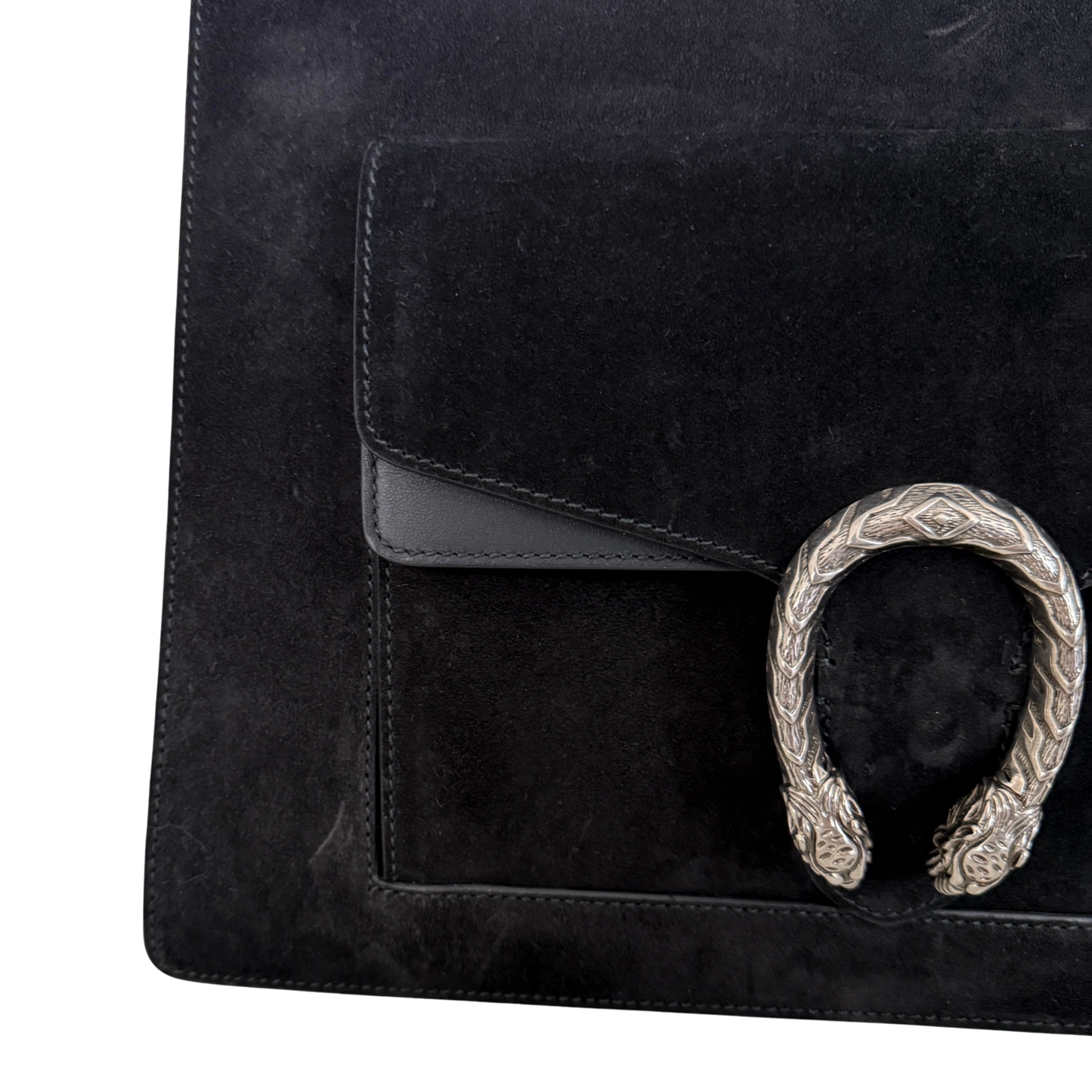 Gucci Dionysus Handtasche aus Veloursleder Schwarz / sehr gut