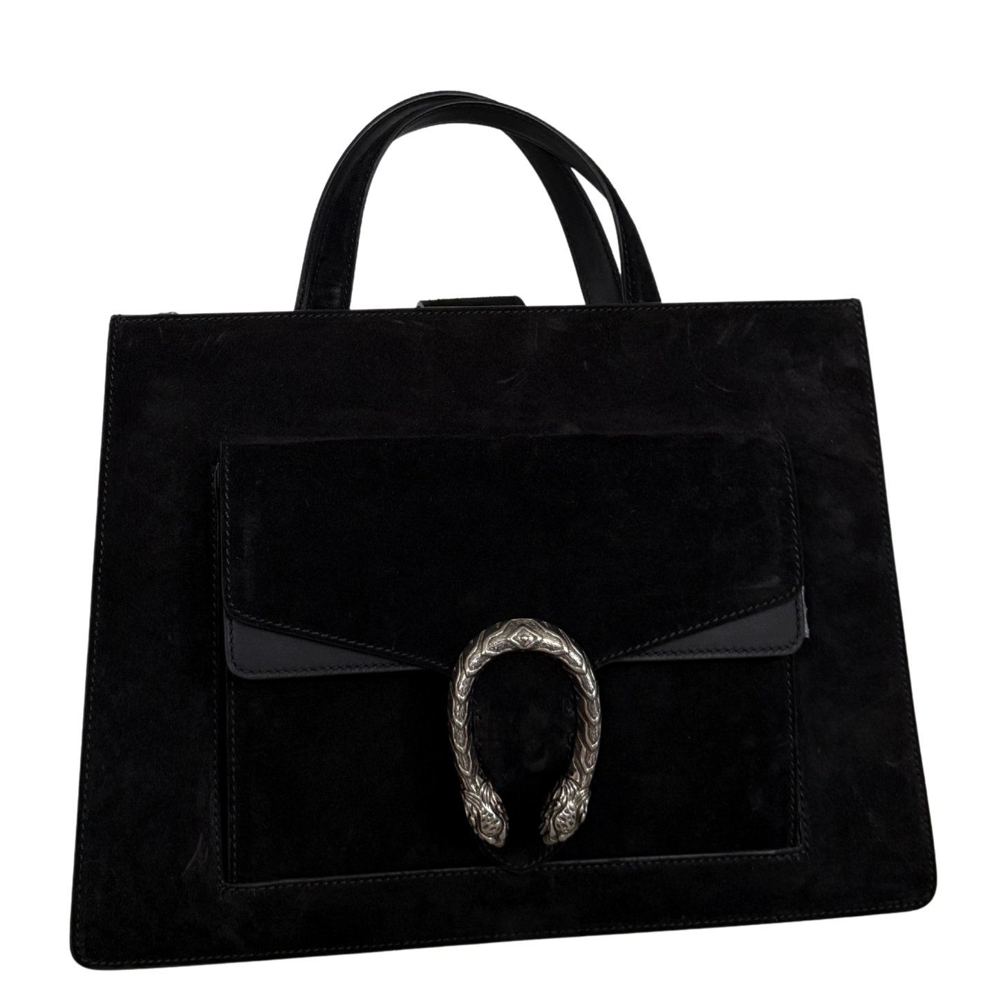 Gucci Dionysus Handtasche aus Veloursleder Schwarz / sehr gut