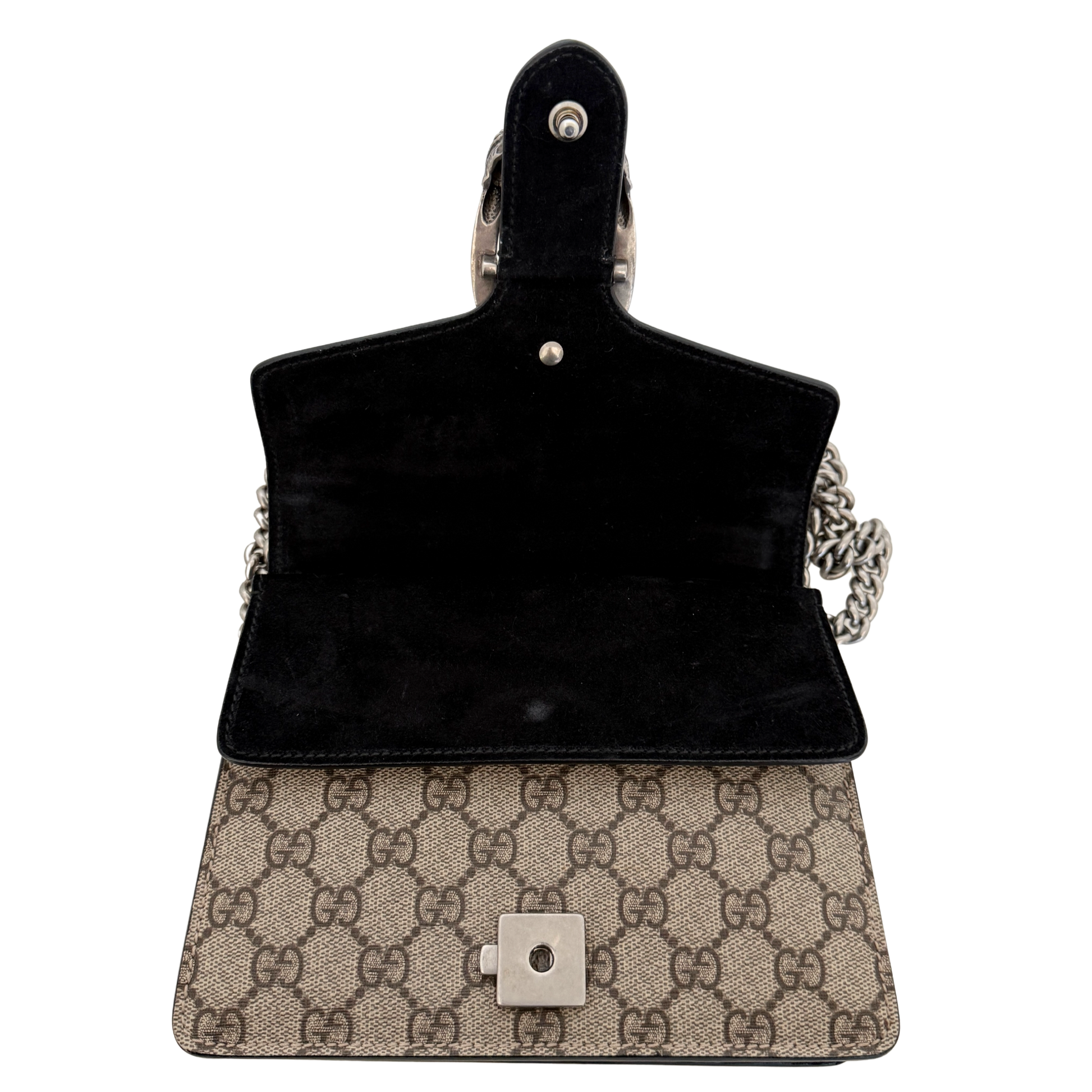 Gucci Dionysus Kleine Schultertasche GG Supreme Beige / sehr gut Gucci