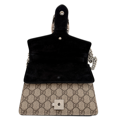 Gucci Dionysus Kleine Schultertasche GG Supreme Beige / sehr gut Gucci