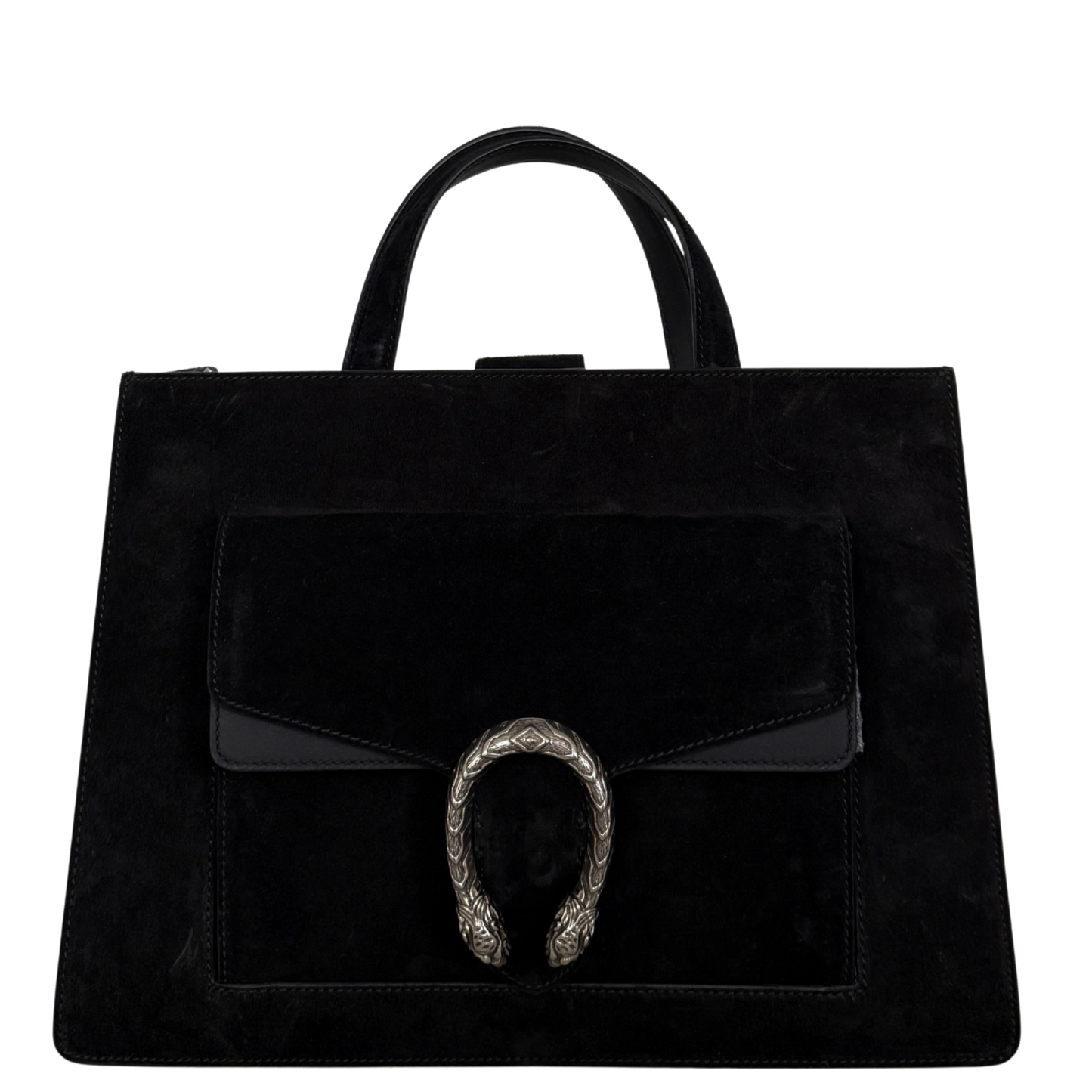 Gucci Dionysus Handtasche aus Veloursleder Schwarz / sehr gut