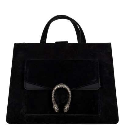 Gucci Dionysus Handtasche aus Veloursleder Schwarz / sehr gut