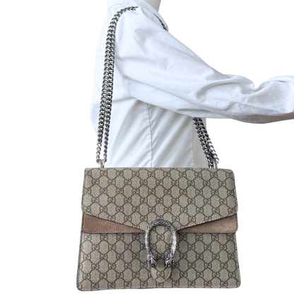 Gucci Dionysus medium GG Supreme Braun Fullst / sehr gut Gucci