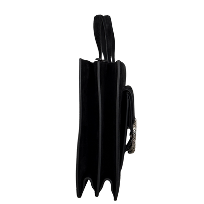 Gucci Dionysus Handtasche aus Veloursleder Schwarz / sehr gut