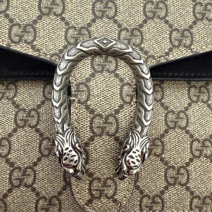 Gucci Dionysus Kleine Schultertasche GG Supreme Beige / sehr gut Gucci