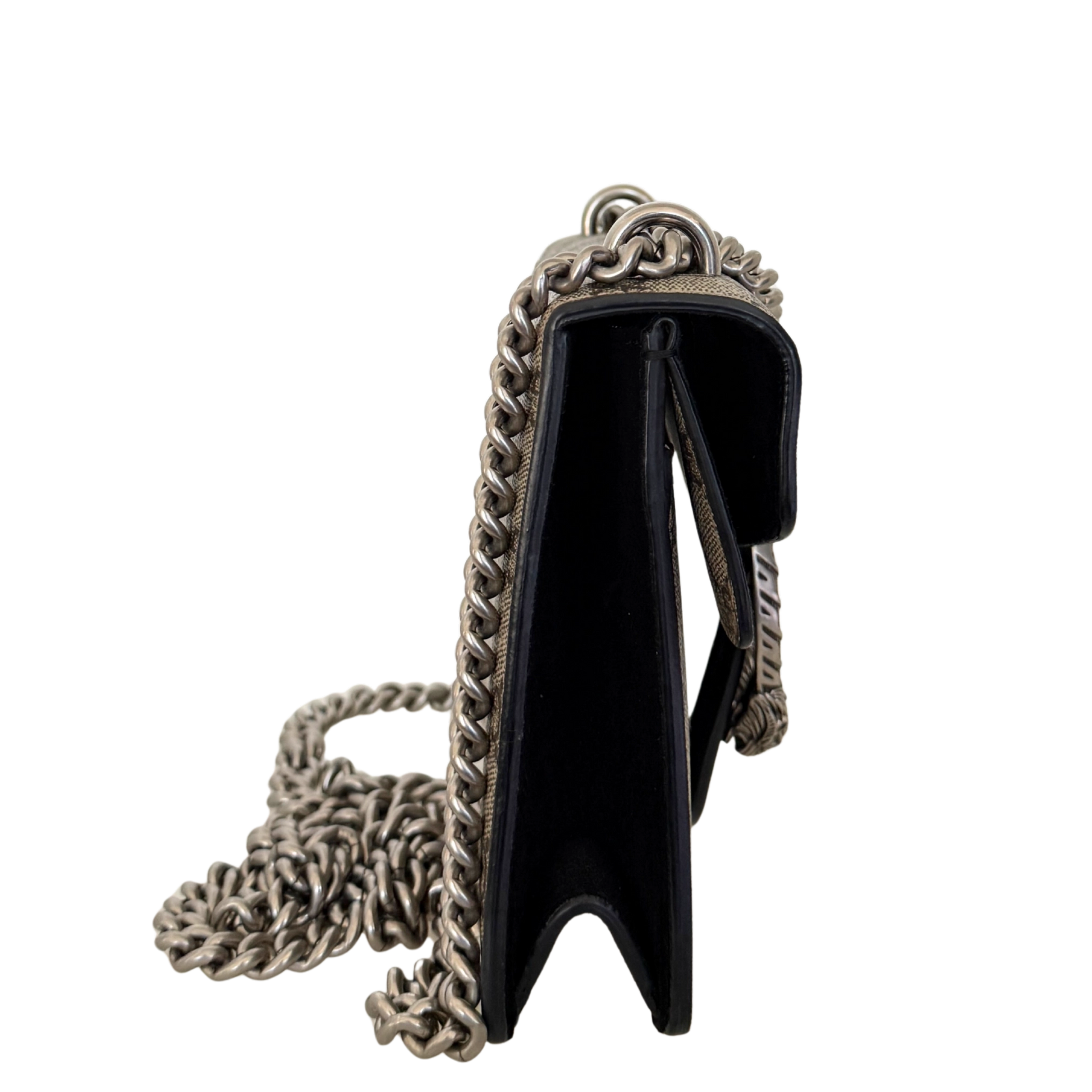 Gucci Dionysus Kleine Schultertasche GG Supreme Beige / sehr gut Gucci