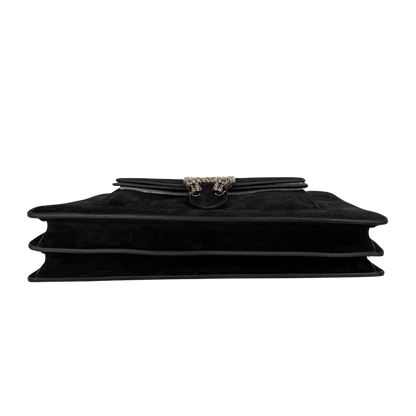 Gucci Dionysus Handtasche aus Veloursleder Schwarz / sehr gut