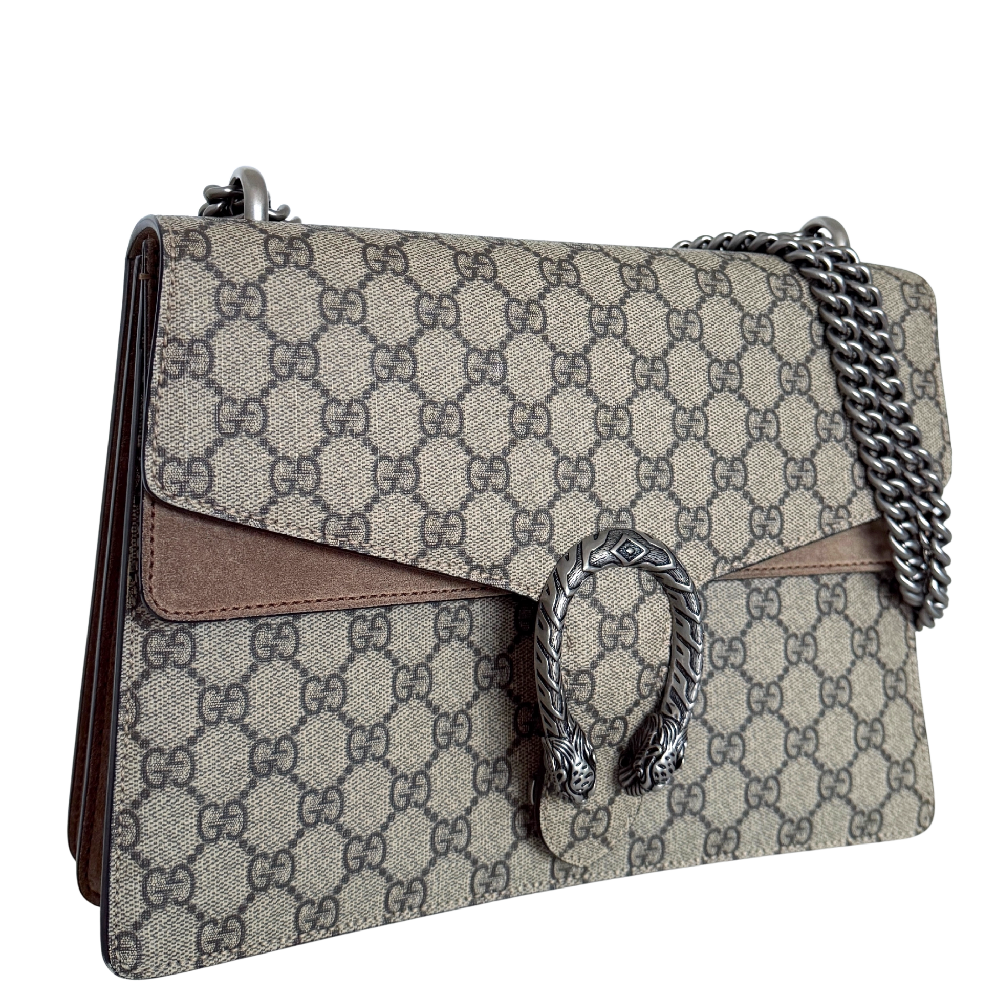 Gucci Dionysus medium GG Supreme Braun Fullst / sehr gut Gucci