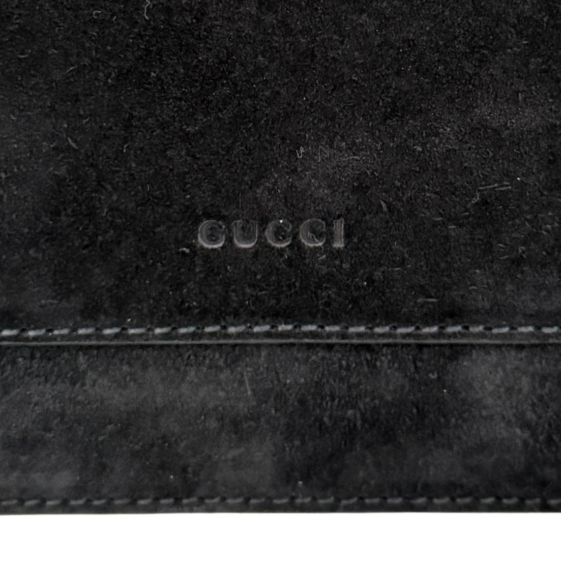 Gucci Dionysus Handtasche aus Veloursleder Schwarz / sehr gut