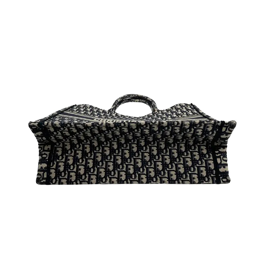 Dior Book Tote Oblique Large blau / sehr gut Dior