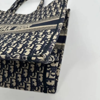 Dior Book Tote Oblique Large blau / sehr gut Dior