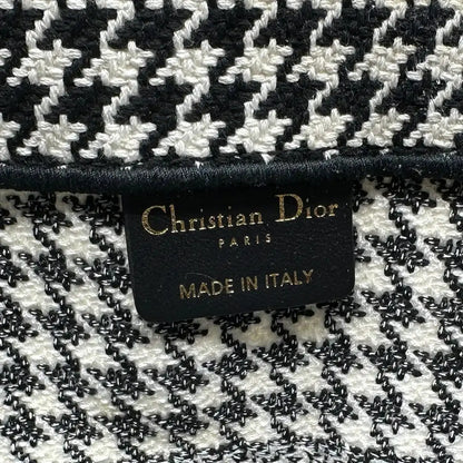 Dior Booktote mittelgroß Hahnentritt schwarz weiß/ sehr gut Dior