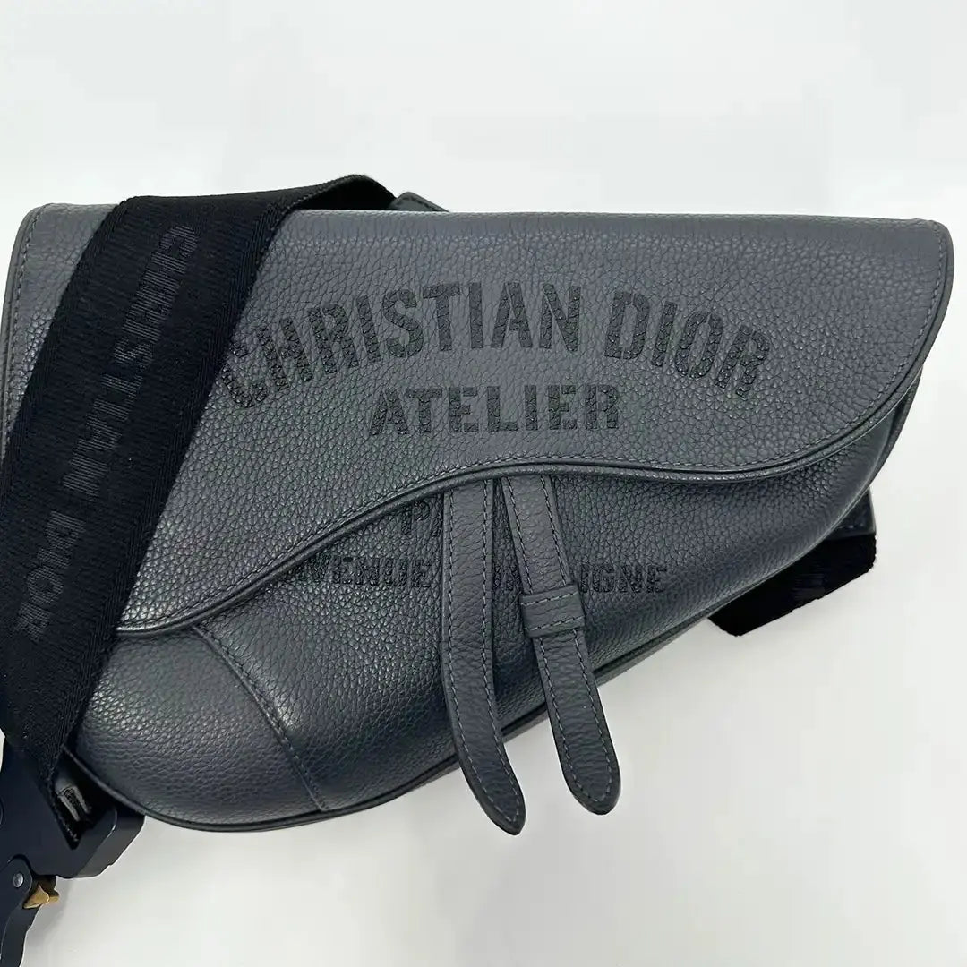 Dior Christian Dior Saddle Bag Atelier Signature grau / gut Dior