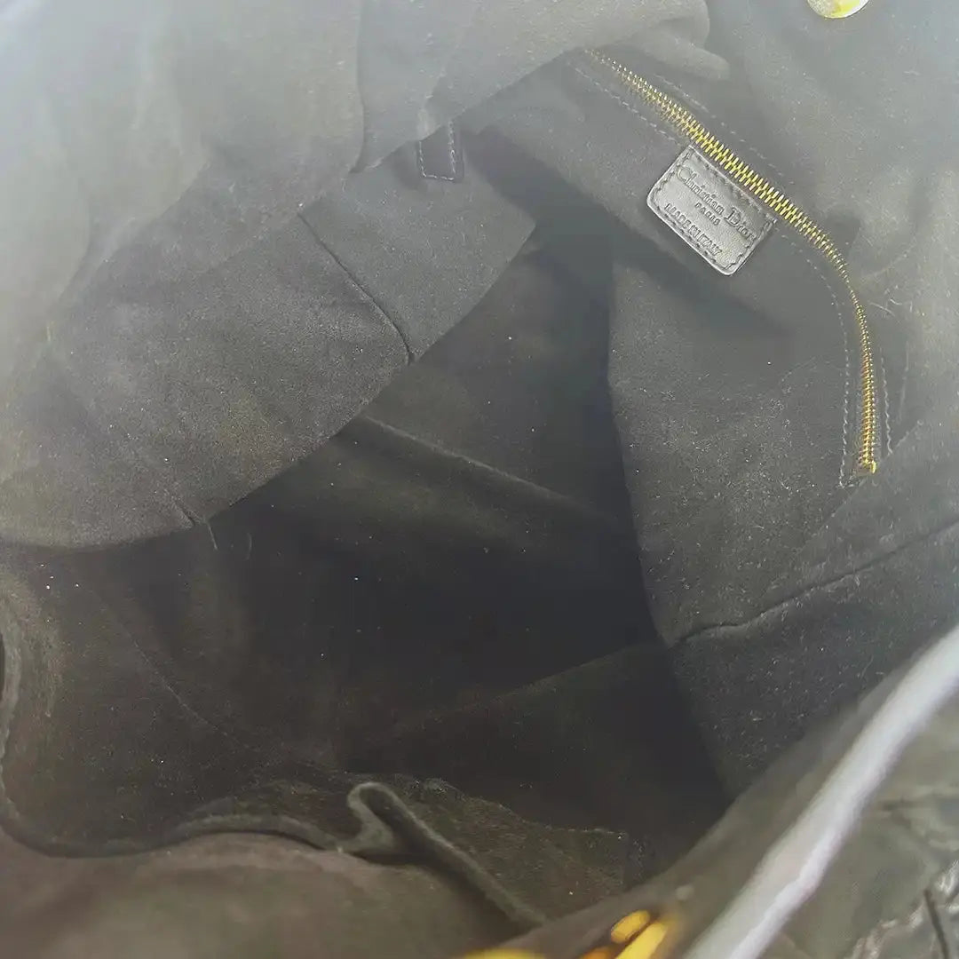 Dior Grand Sac Soft Cannage Lambskin schwarz / sehr gut Dior