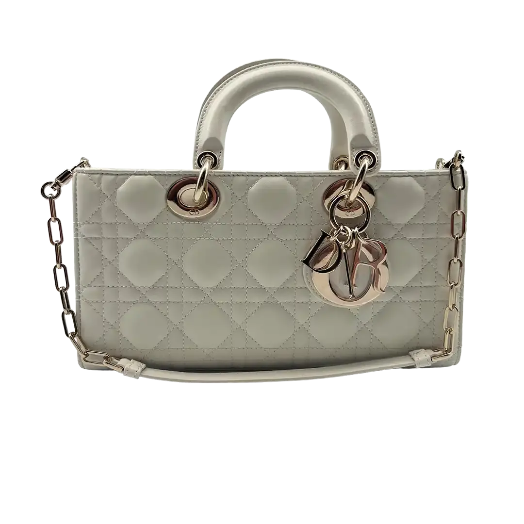 Dior Lady D-Joy mittelgroß Latte Lammleder Echtheitscheck.de