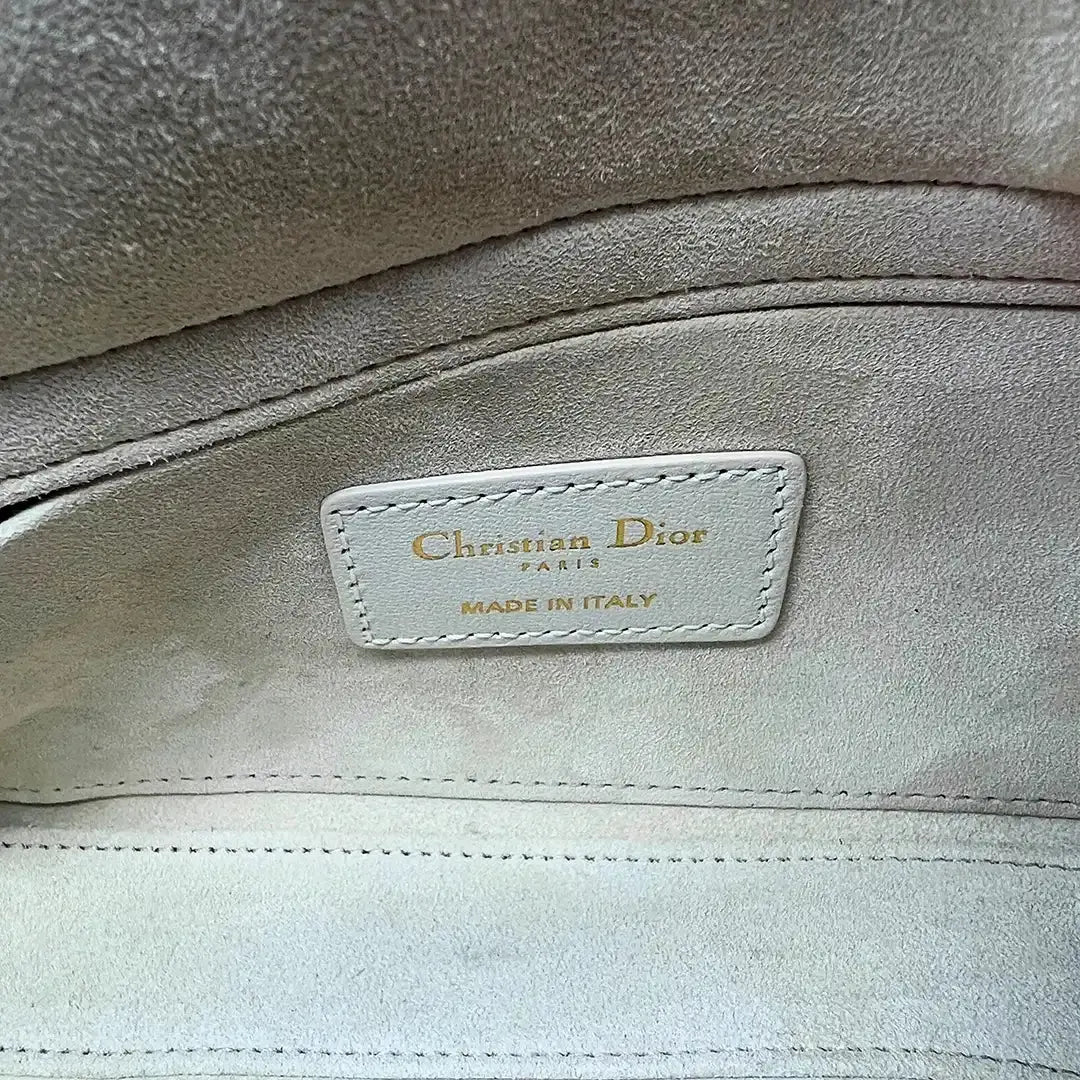 Dior Lady D-Joy mittelgroß Latte Lammleder Echtheitscheck.de