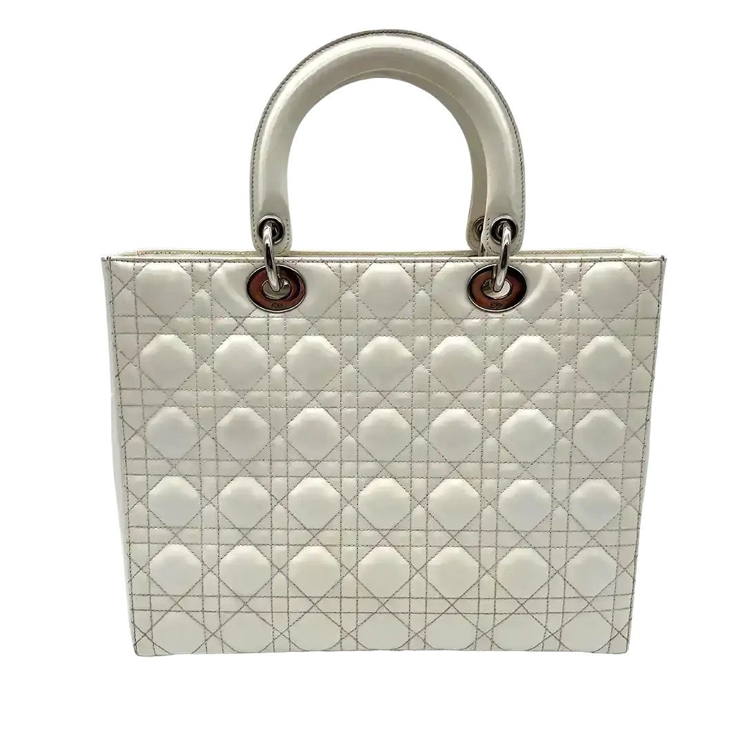 Dior Lady Dior weiss hinten