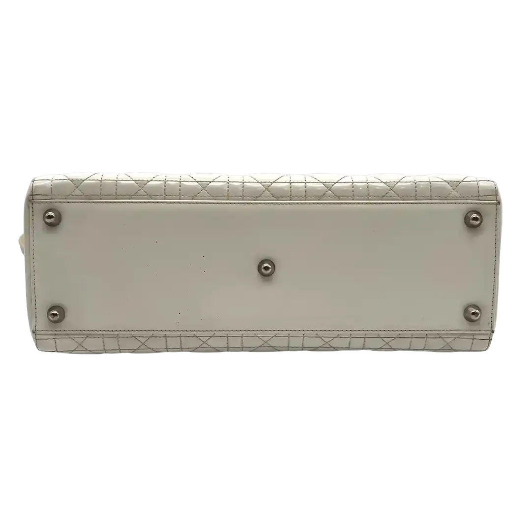 Dior Lady Dior weiss unten