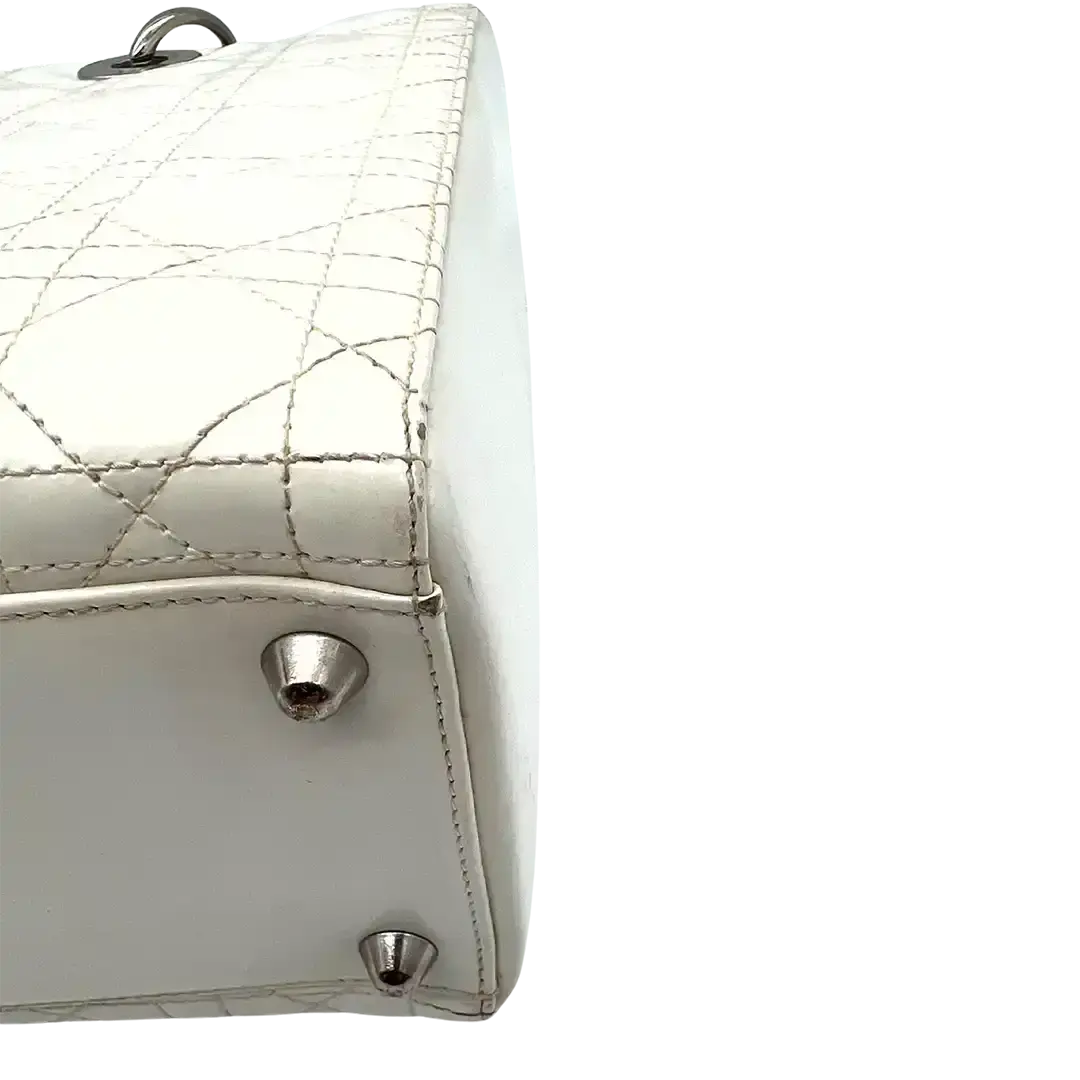 Dior Lady Dior weiss detail boden