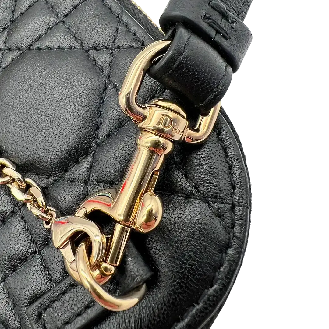 Dior Lady Dior Smartphone Tasche Lammleder schwarz / sehr gut Dior