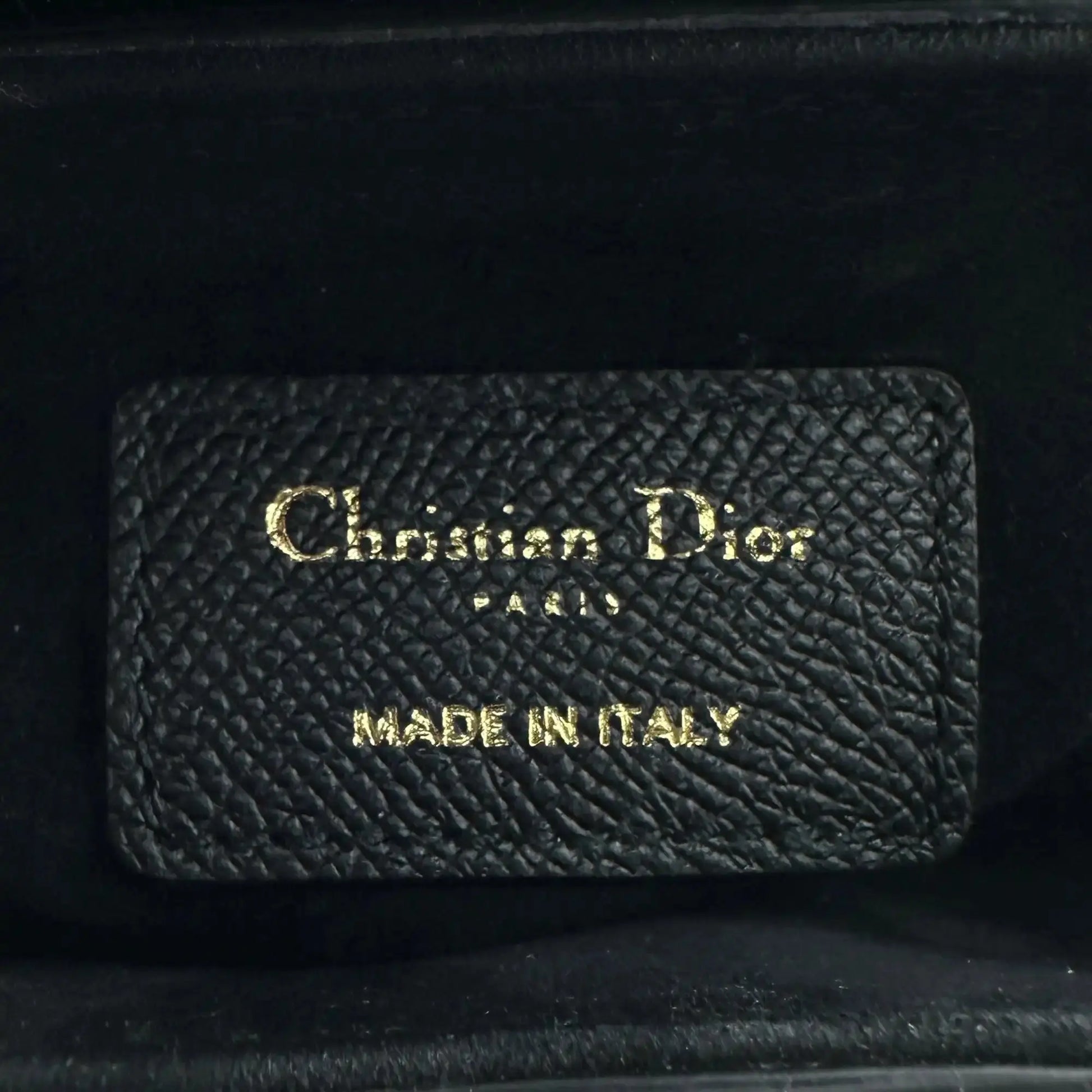 Dior Mini Saddle Bag mit Trageriemen Kalbsleder schwarz 2022 / neuwertig Dior