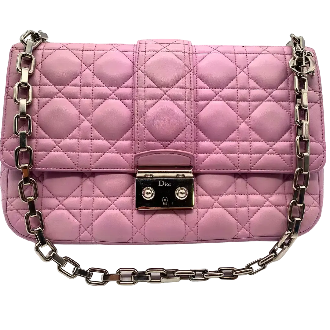 Dior Miss Dior Promenade Clutch Large Leder / Rosa Barbie front